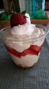 Strawberrry Cheesecake Parfait
